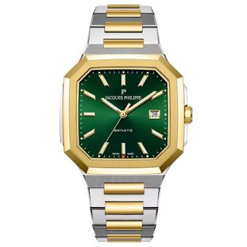Jacques Philippe Jpqgs10073x8 Altın Rengi Metalik Gri Çelik Erkek Kol Saati