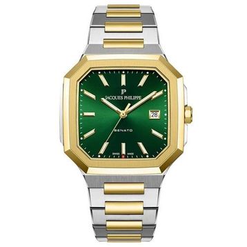 Jacques Philippe Jpqgs10073x8 Altın Rengi Metalik Gri Çelik Erkek Kol Saati