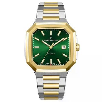 Jacques Philippe Jpqgs10073x8 Altın Rengi Metalik Gri Çelik Erkek Kol Saati