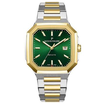 Jacques Philippe Jpqgs10073x8 Altın Rengi Metalik Gri Çelik Erkek Kol Saati