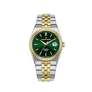 Jacques Philippe JPQGS10473X8 Altın Rengi Metalik Gri Çelik Erkek Kol Saati