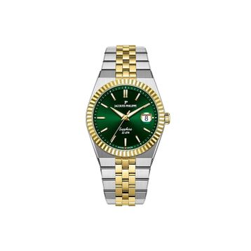 Jacques Philippe JPQGS10473X8 Altın Rengi Metalik Gri Çelik Erkek Kol Saati