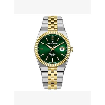 Jacques Philippe JPQGS10473X8 Altın Rengi Metalik Gri Çelik Erkek Kol Saati
