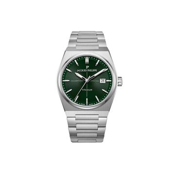 Jacques Philippe Jpqgs42t3xt Gri Metalik Titanyum Erkek Kol Saati