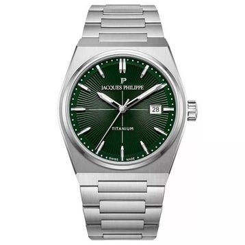 Jacques Philippe Jpqgs42t3xt Gri Metalik Titanyum Erkek Kol Saati