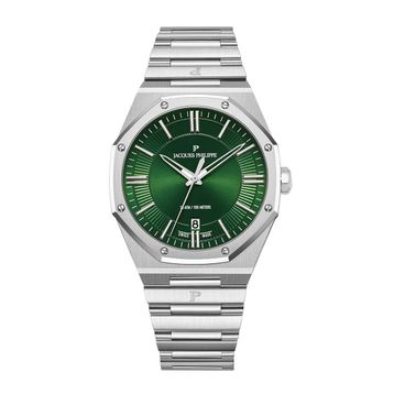 Jacques Philippe JPQGS8713X6 Metalik Çelik Gri Erkek Kol Saati
