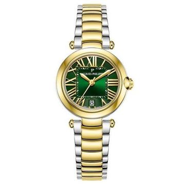 Jacques Philippe Jpqls9673x8 Altın Rengi Metalik Gri Çelik Kadın Kol Saati