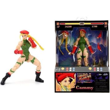 Jada 253252033 Street Fighter II Cammy 15 cm Figür