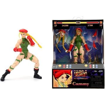 Jada 253252033 Street Fighter II Cammy 15 cm Figür