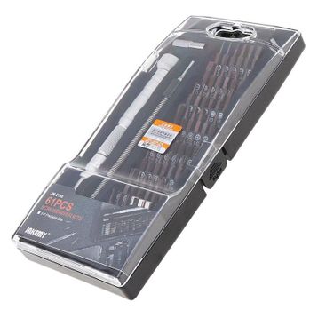 Jakemy JM-8166 Mıknatıslı 61 Parça Tornavida Seti