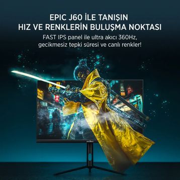 James Donkey Epic J60 27 inç 360Hz 0.5ms FHD IPS Oyuncu Monitörü