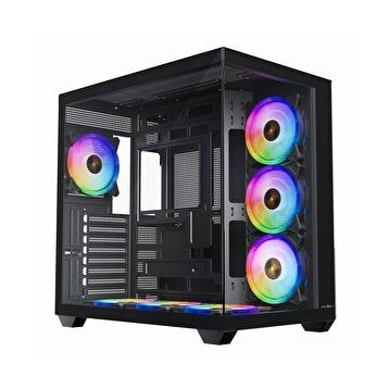 James Donkey Stark S801 ARGB Fanlı Siyah 650 W ATX Gaming Bilgisayar Kasası