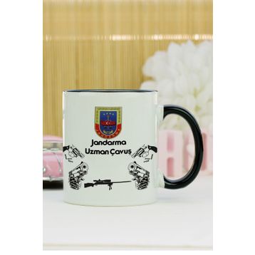 Jandarma Uzman Çavuş-Siyah Kupa Bardak