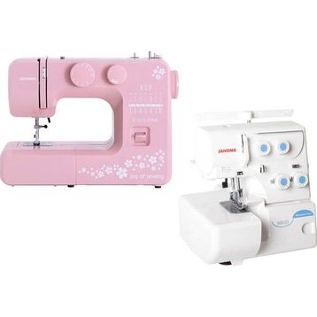 Janome E1015 Pembe Dikiş Makinesi