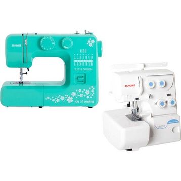Janome E1015 Yeşil Dikiş Makinesi