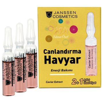 Janssen Cosmetics 3'lü Havyar İçerikli Ampul