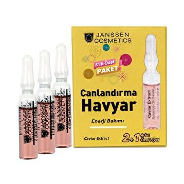 Janssen Cosmetics 3'lü Havyar İçerikli Ampul