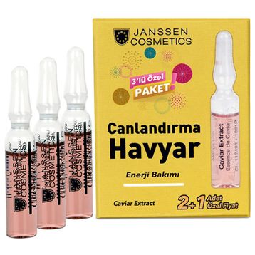 Janssen Cosmetics 3'lü Havyar İçerikli Ampul