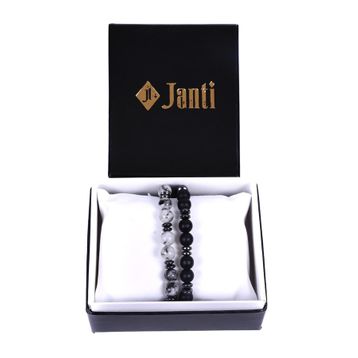 Janti JTKB19115 Kutulu Janti Li Kombin Erkek Bileklik