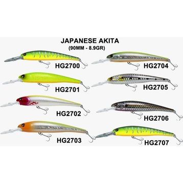 Japanese Effe Akita HG2704 90 mm 8.9 gr Rapala Maket Balık