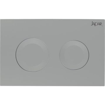 Japar Pulse Mat Çift Kademeli Gömme 26x17 cm Gri Rezervuar Paneli