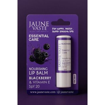Jaune Vaste Essential Care SPF20+ 5 gr Blackberry Vitamin E SPF20+ 5 gr Dudak Nemlendiricisi
