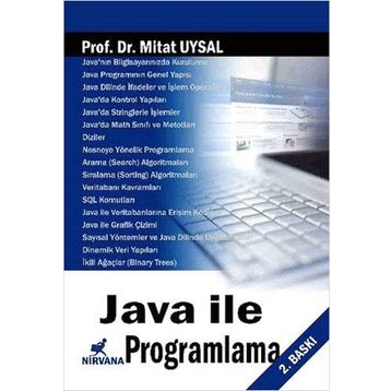 JAVA ILE PROGRAMLAMA - MITAT UYSAL
