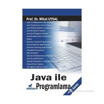 JAVA ILE PROGRAMLAMA - MITAT UYSAL