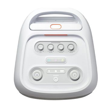 JBL Partybox STAGE320 Beyaz Bluetooth Hoparlör ve 2'li Partybox Mikrofon