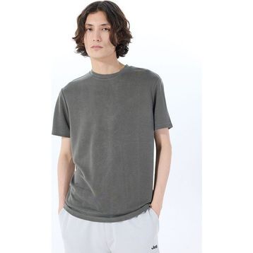 Jeep C4SM-TST4649 Haki Bisiklet Yaka Relaxed Erkek T-shirt