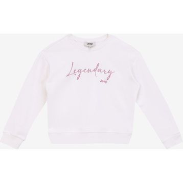 Jeep J4WG-SWT7562 Baskılı Ekru Kız Çocuk Sweatshirt