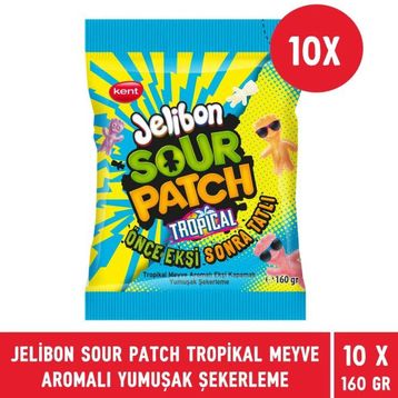 Jelibon 160 gr Sour Patch Kids Tropikal
