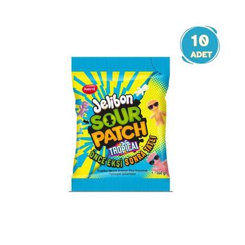 Jelibon 160 gr Sour Patch Kids Tropikal