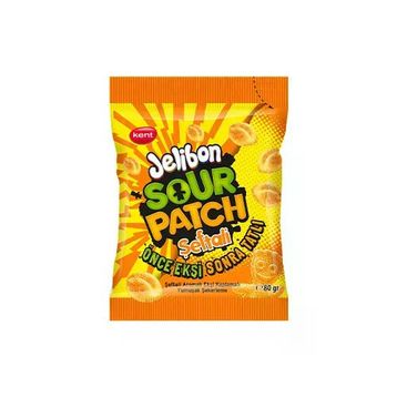 Jelibon 80 gr Sour Patch Şeftali Aromalı Yumuşak Şekerleme