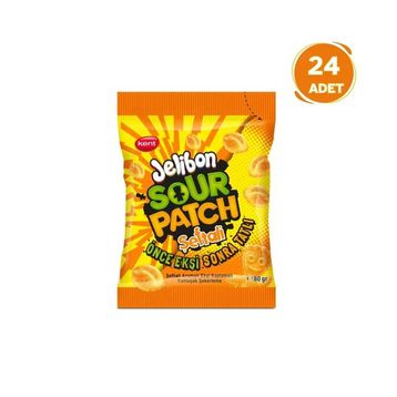 Jelibon 80 gr Sour Patch Şeftali Aromalı Yumuşak Şekerleme