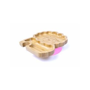 Jellyboon Bambu Aslan Pembe Vakumlu Tabak