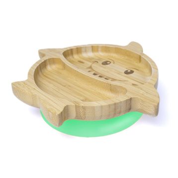Jellyboon Bambu Köpek Balığı Yeşil Vakumlu Tabak