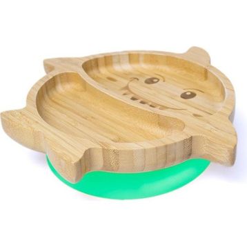Jellyboon Bambu Köpek Balığı Yeşil Vakumlu Tabak
