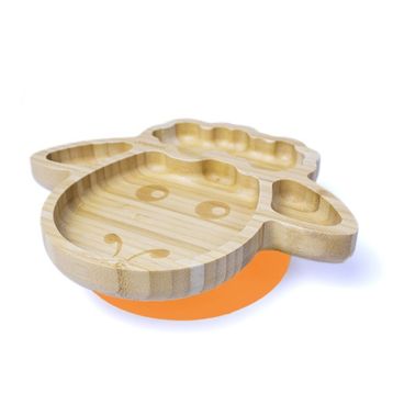 Jellyboon Bambu Kuzu Turuncu Vakumlu Tabak