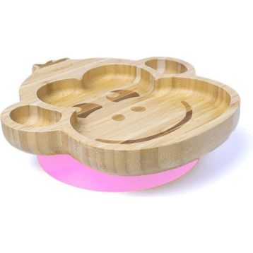 Jellyboon Bambu Maymun Pembe Vakumlu Tabak