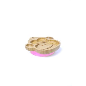 Jellyboon Bambu Maymun Pembe Vakumlu Tabak