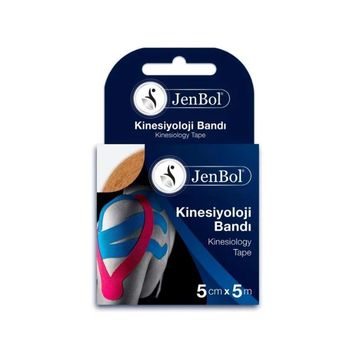 Jenbol 5 cm 5 mt Ten Rengi Kinesiology Tape Ağrı Bandı