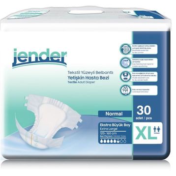 Jender 30 Adet XL Belbantlı Hasta Bezi