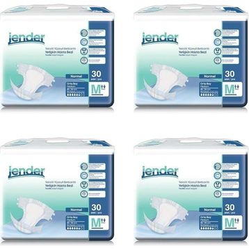 Jender 30'lu 4 Paket Medium Emici Külot