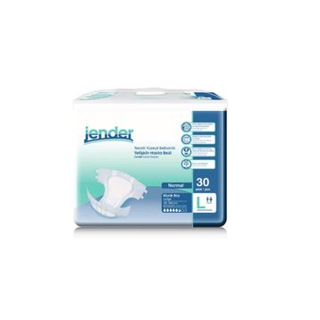 Jender Bel Bantlı Bağlamalı L 30 Adet Yetişkin Hasta Bezi
