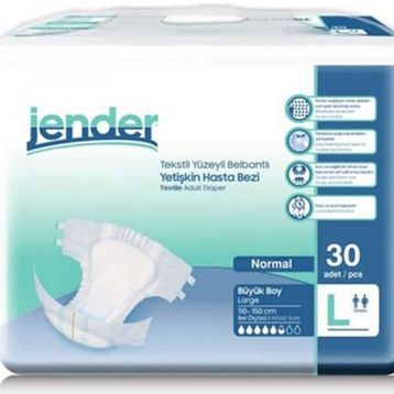 Jender Bel Bantlı Large 30'lu Hasta Bezi