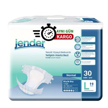 Jender Belbantlı Büyük Boy L 30'lu Hasta Bezi