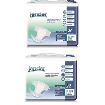 Jender Belbantlı Orta Boy M 30'lu 2 Adet Hasta Bezi
