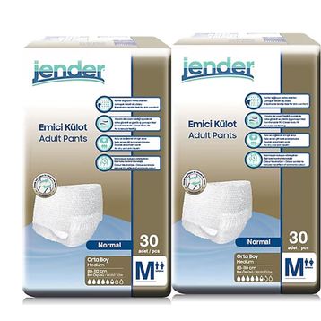 Jender Emici Külot Orta Boy M 30'lu 2 Adet Hasta Bezi