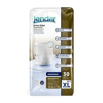 Jender Emici Külot X-Large 30 Adet Yetişkin Hasta Bezi